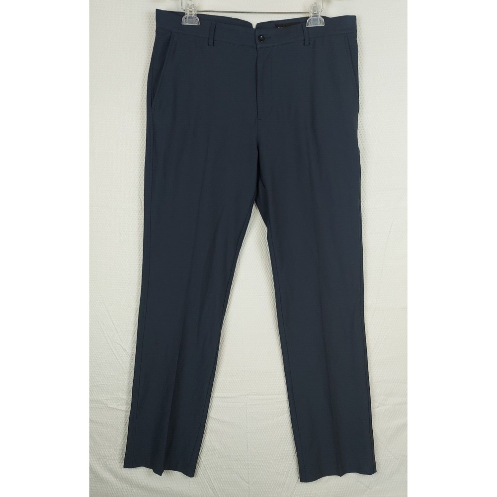 DUNNING Golf Pants Mens 35 Performance Stretch Navy‎ Blue Size 37x32.5 Athletic